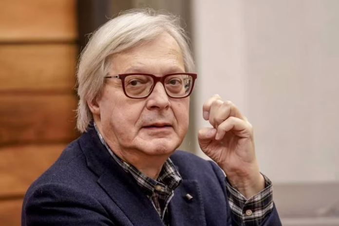 Sgarbi e il messaggio audio a sorpresa a Domenica In